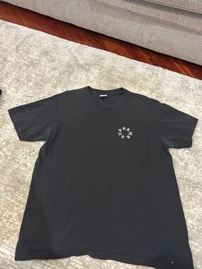 Black supreme  Graphic Crewneck T-Shirt medium